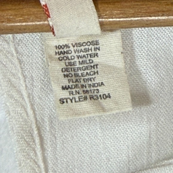 RAGA | Style R3104 White Crochet Tassel Mirror Embellished Tunic Top Size S - Picture 5 of 6